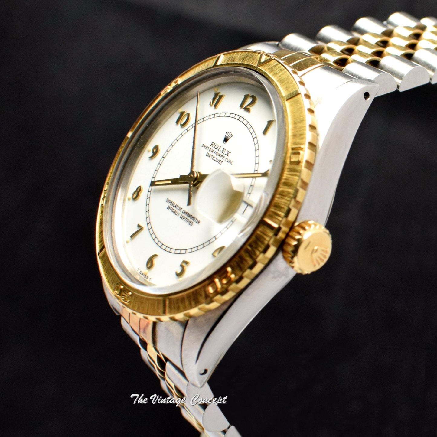 Rolex Datejust Two-Tone White Dial w/ Numeral Indexes 16253 w/ Original Paper  (SOLD)