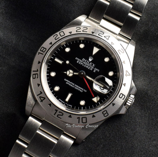 Rolex Explorer II Black Dial 16570 (SOLD)