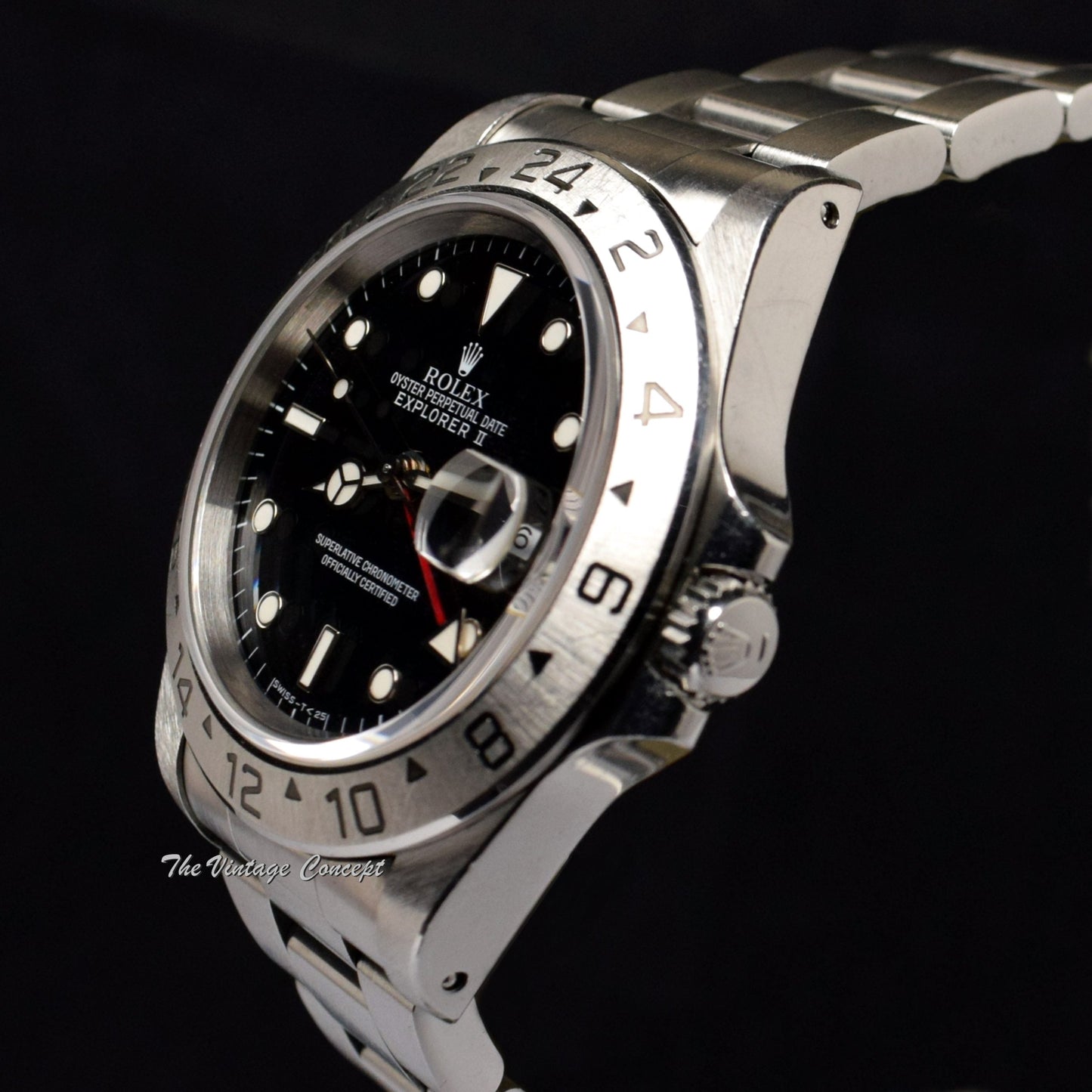 Rolex Explorer II Black Dial 16570 (SOLD)