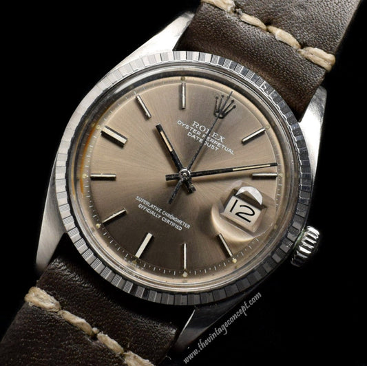 Rolex Datejust Light Grey Champagne Dial 1603  (SOLD)