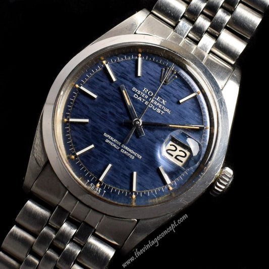 Rolex Datejust Blue Textured Dial 1600 (SOLD)