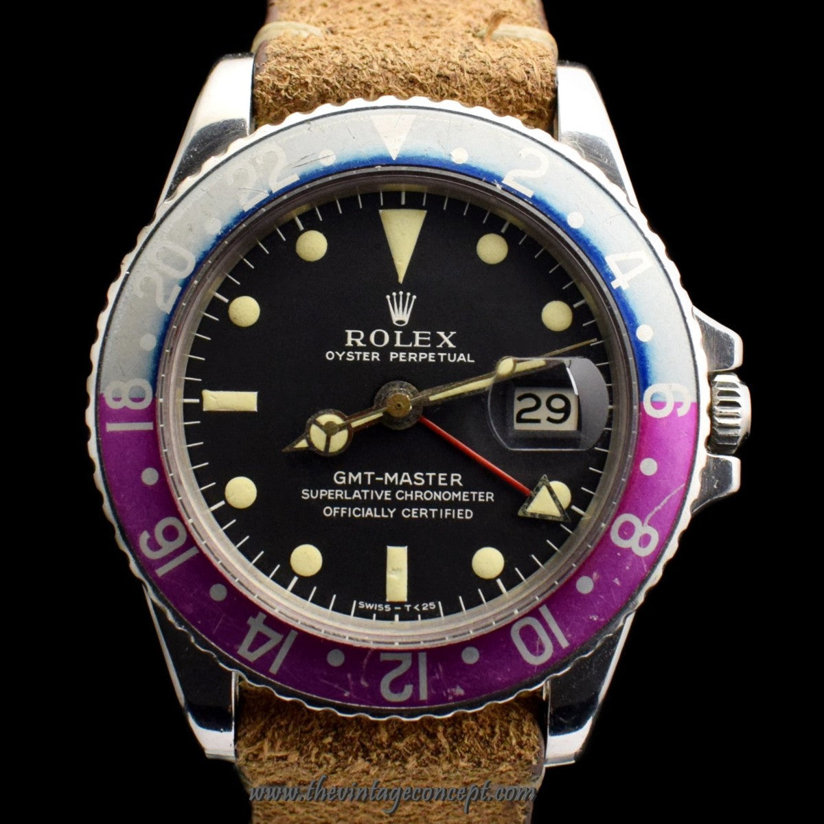 Rolex GMT-Master Matte Dial "Long E" 1675   (SOLD)