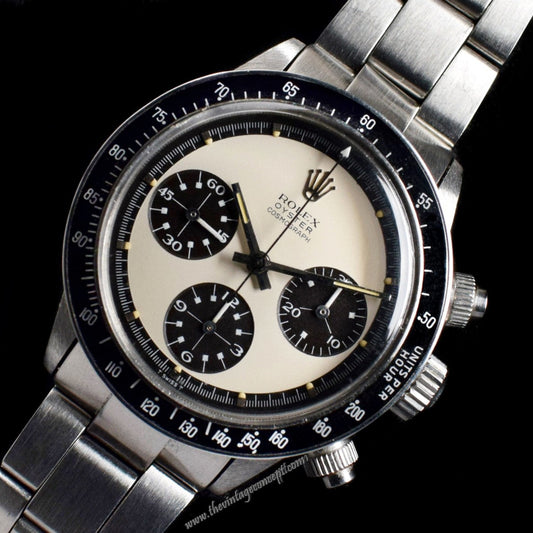 Rolex Daytona Paul Newman Panda MK1 6263 Slightly Tropical Sub Registers (SOLD)