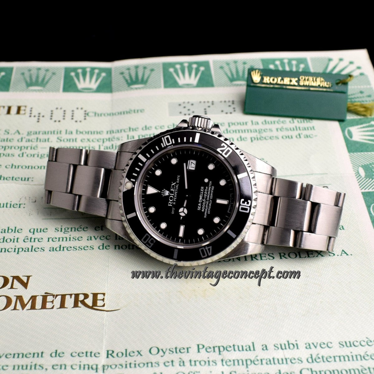 Rolex Sea-Dweller 16600 w/ Original Paper & Tag (SOLD)