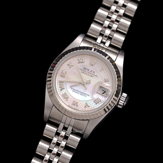 Rolex Steel Lady Datejust MOP Dial with Roman Indexes Ref. 79174