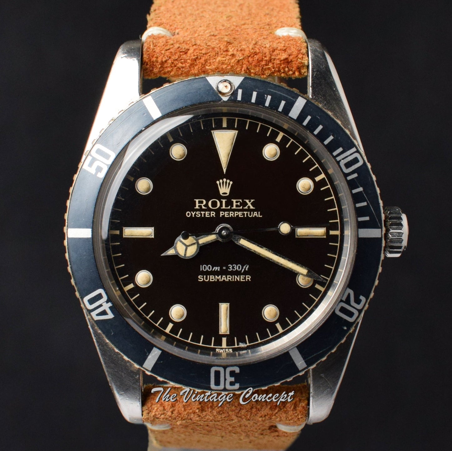 Rolex Submariner Small Crown Chocolate Gilt Dial 5508 w/ Original Paper (SOLD)