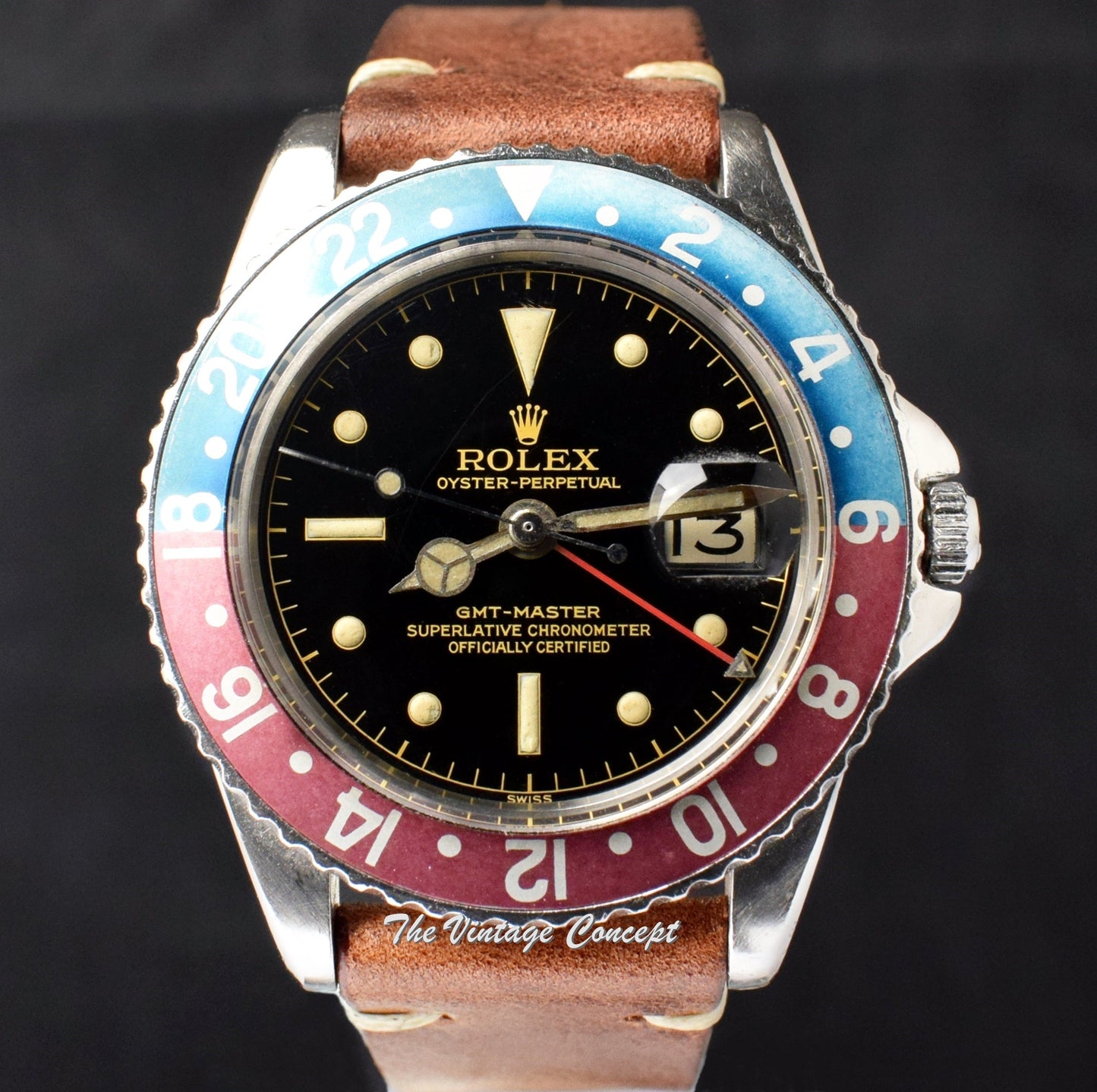 Rolex GMT-Master Gilt Dial Chapter Ring 1675 (SOLD)