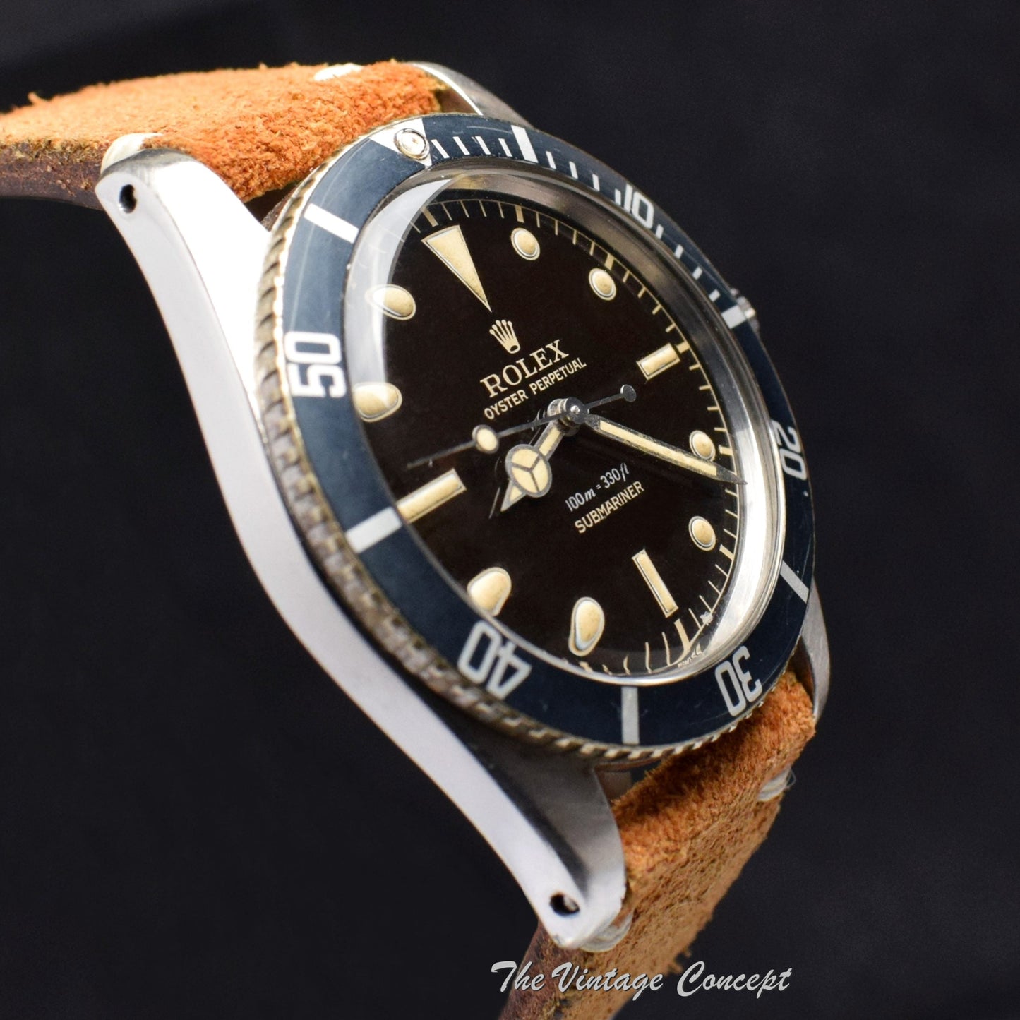 Rolex Submariner Small Crown Chocolate Gilt Dial 5508 w/ Original Paper (SOLD)