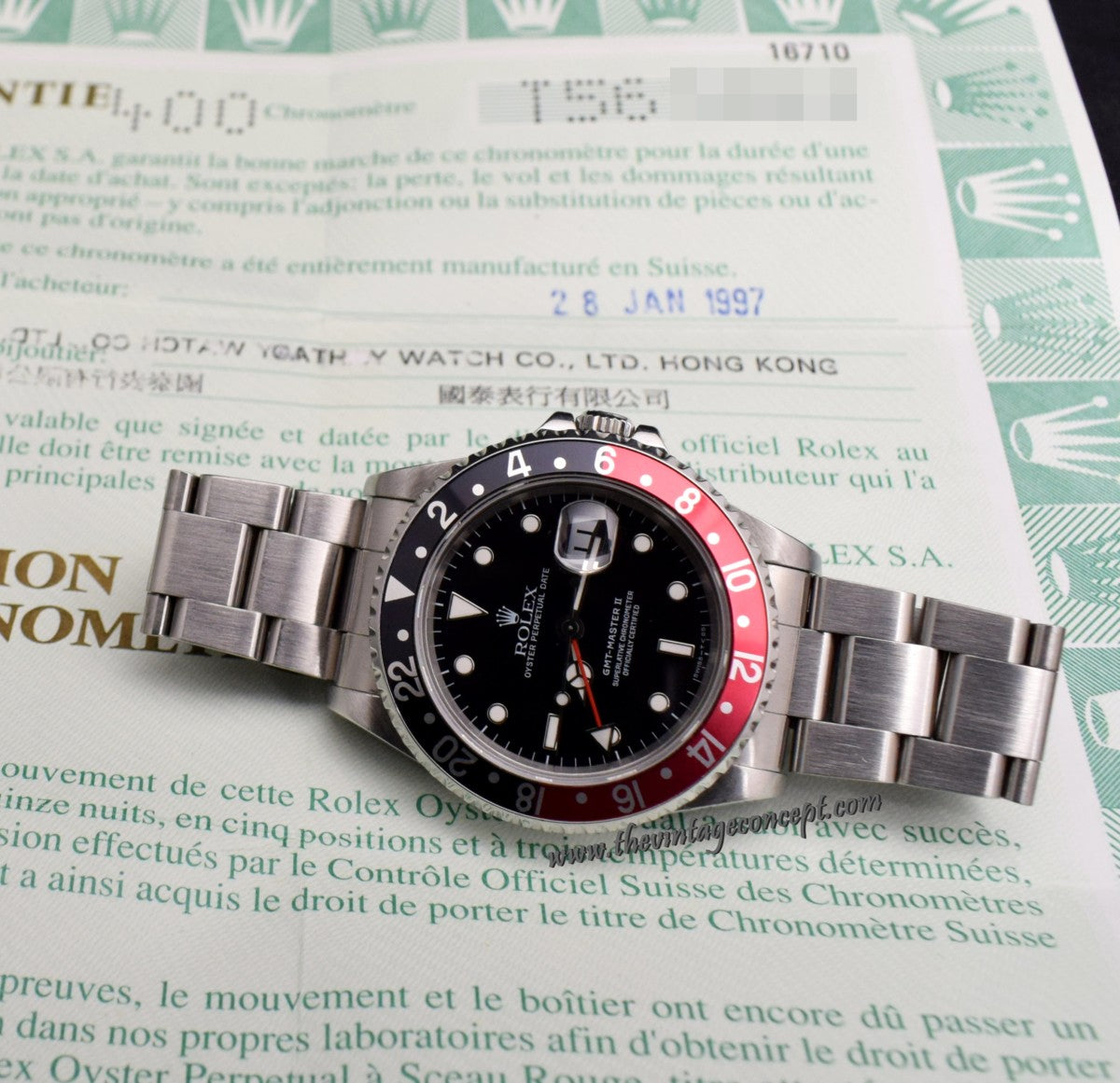 Rolex GMT-Master II Coke 16710 w/ Original Paper (SOLD)