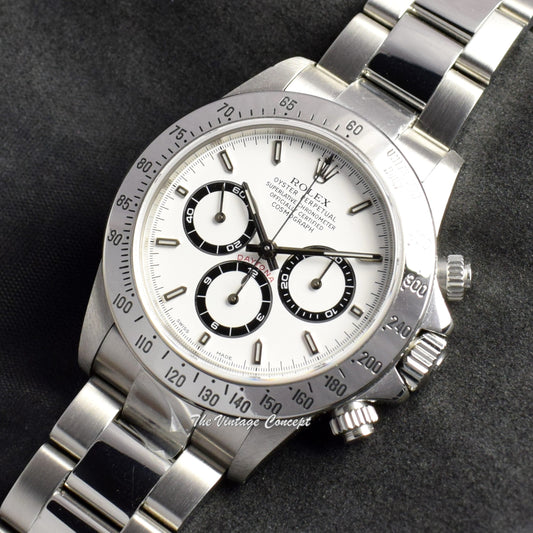 Rolex Steel Daytona White Dial "A Series" 16520 w/ Original Paper  (SOLD)