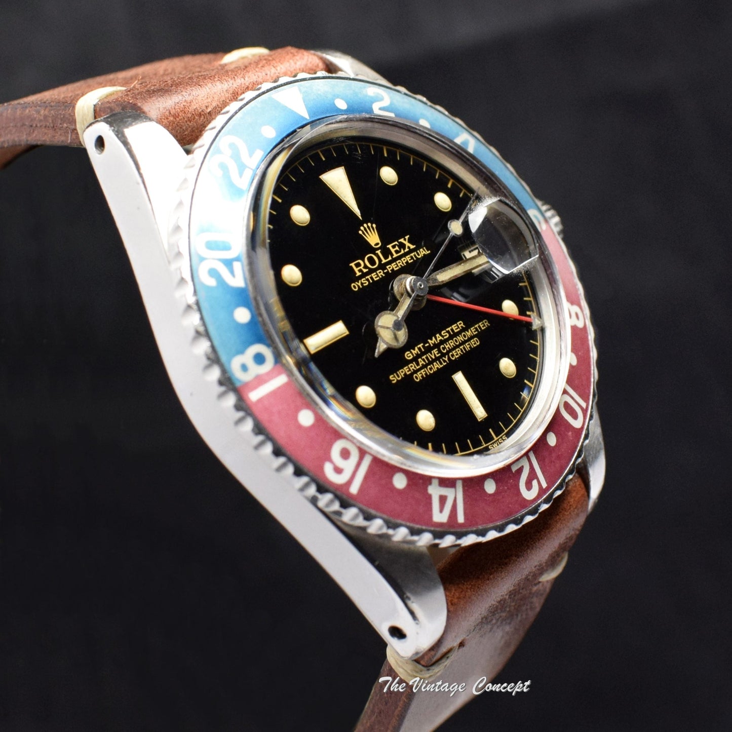 Rolex GMT-Master Gilt Dial Chapter Ring 1675 (SOLD)