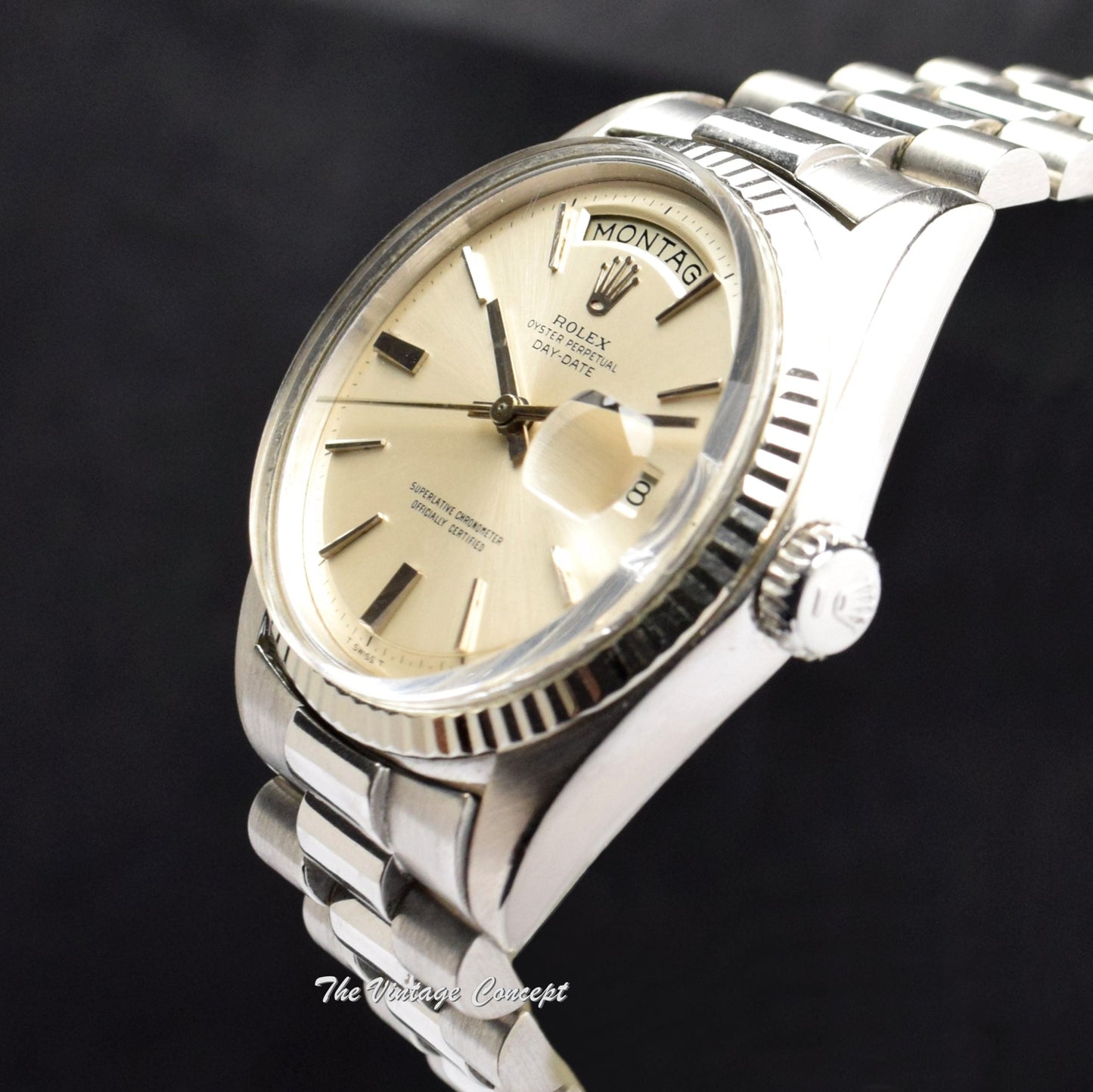 Rolex Day-Date 18K WG Silver Dial 1803 (SOLD)