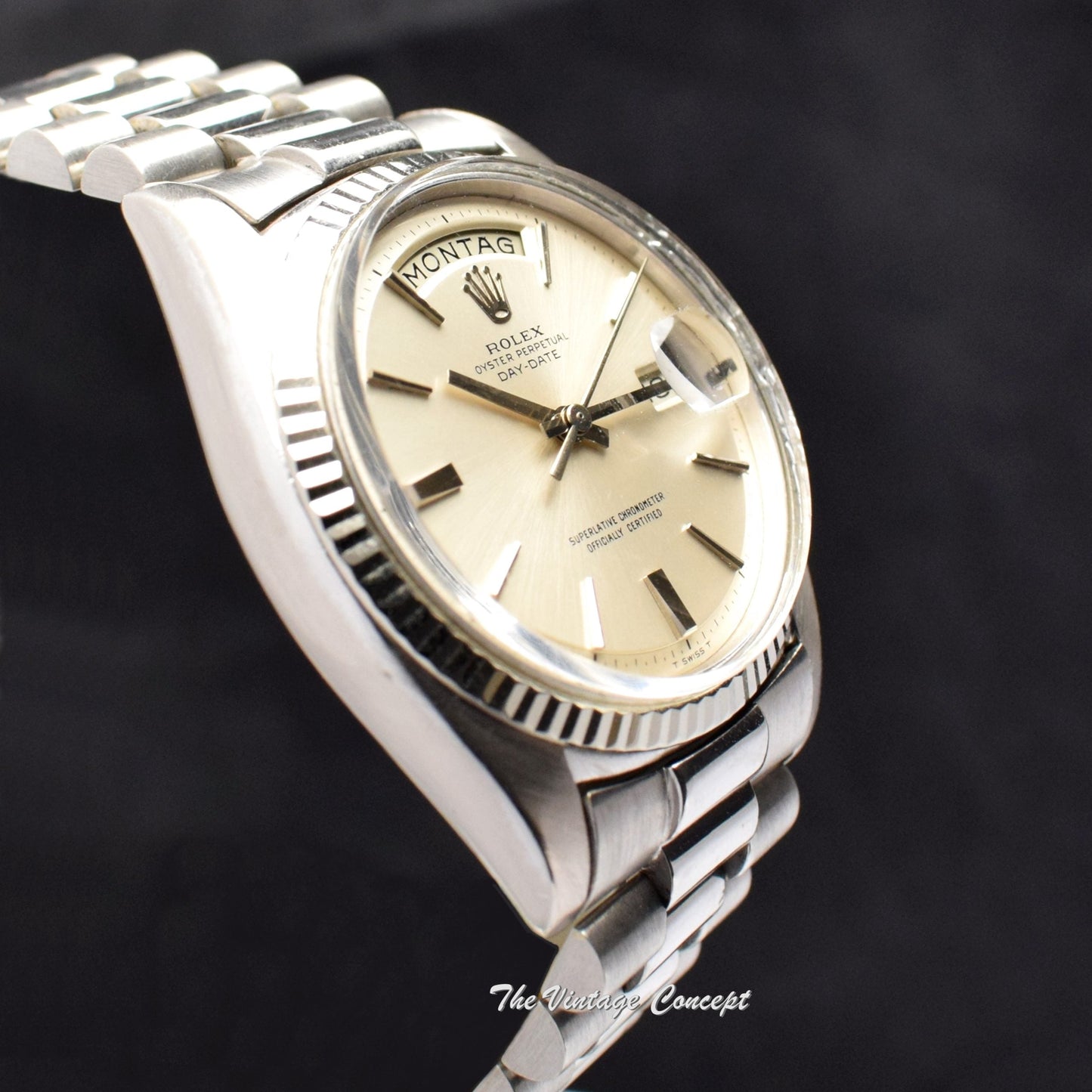 Rolex Day-Date 18K WG Silver Dial 1803 (SOLD)