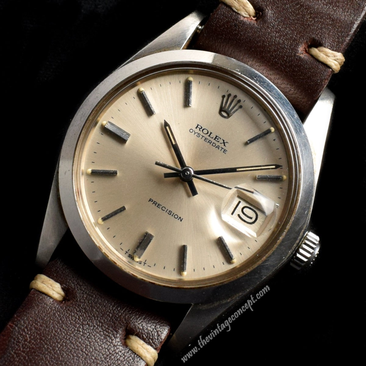 Rolex Oysterdate Silver Dial 6694 (SOLD)