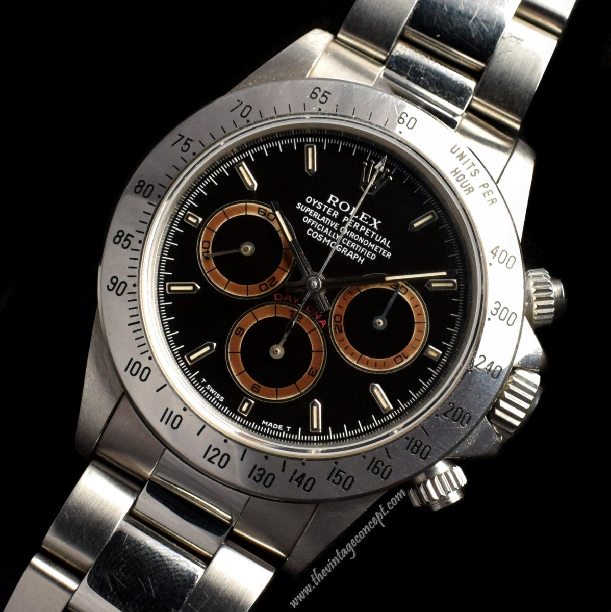 Rolex Daytona Black Patrizzi Dial 16520 w/ Original Paper (SOLD)