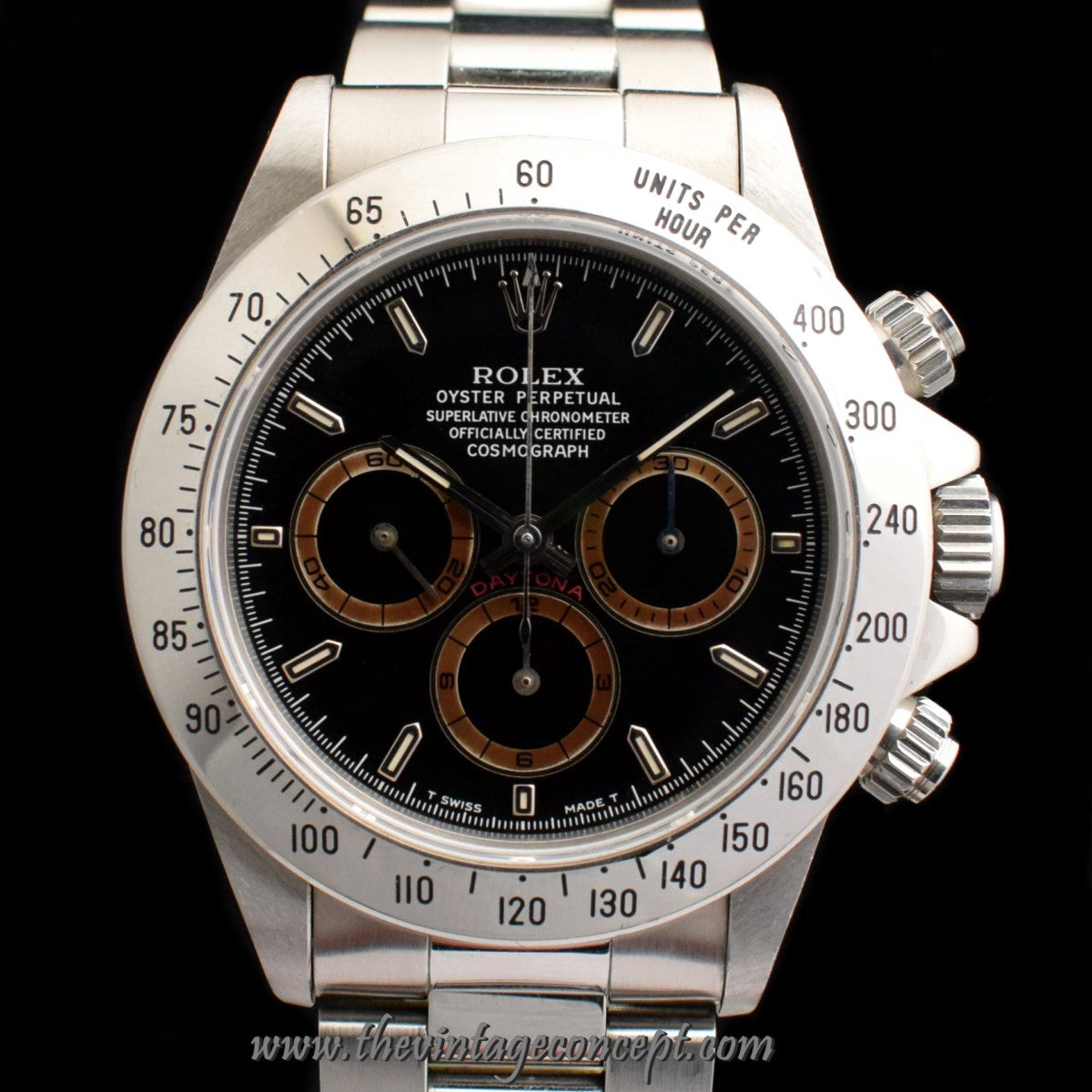 Rolex Daytona Black Patrizzi Dial 16520 w/ Original Paper (SOLD)