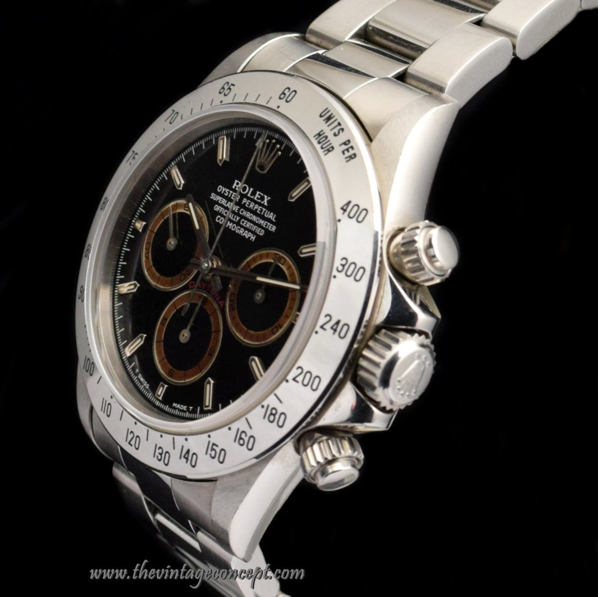 Rolex Daytona Black Patrizzi Dial 16520 w/ Original Paper (SOLD)