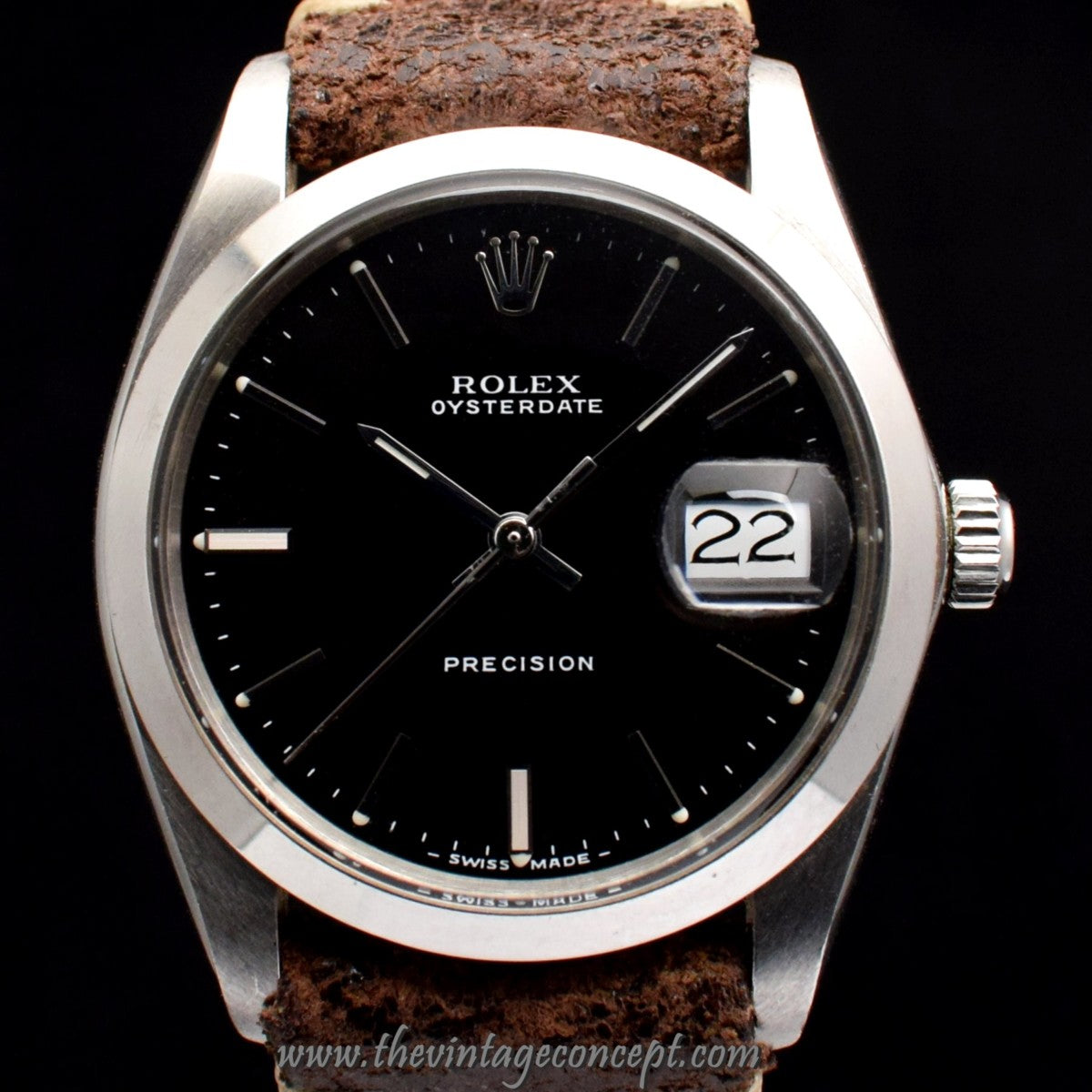 Rolex Oysterdate Black Dial 6694 (SOLD)