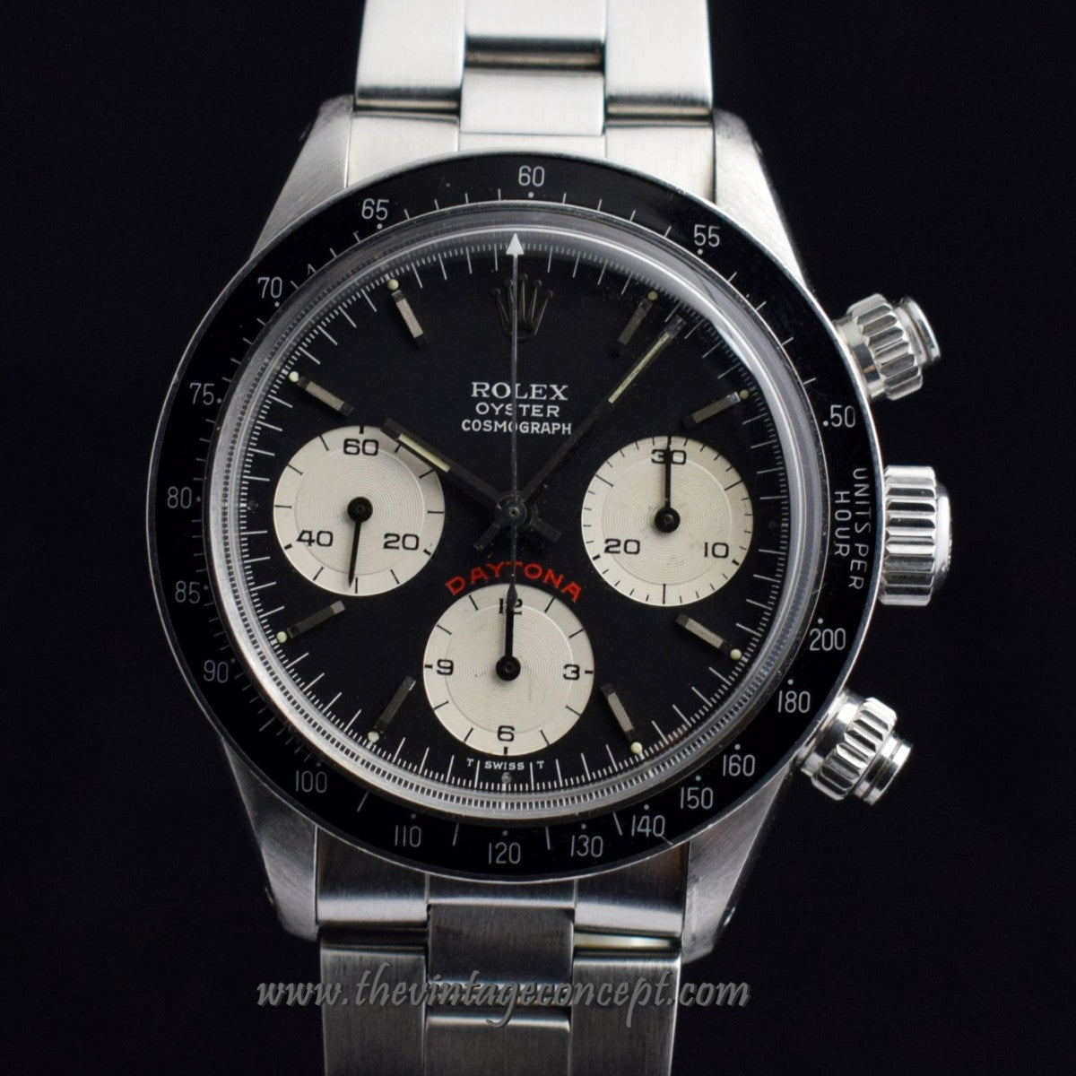 Rolex Daytona Black Dial Big Red 6263 w/ Original Paper (SOLD)