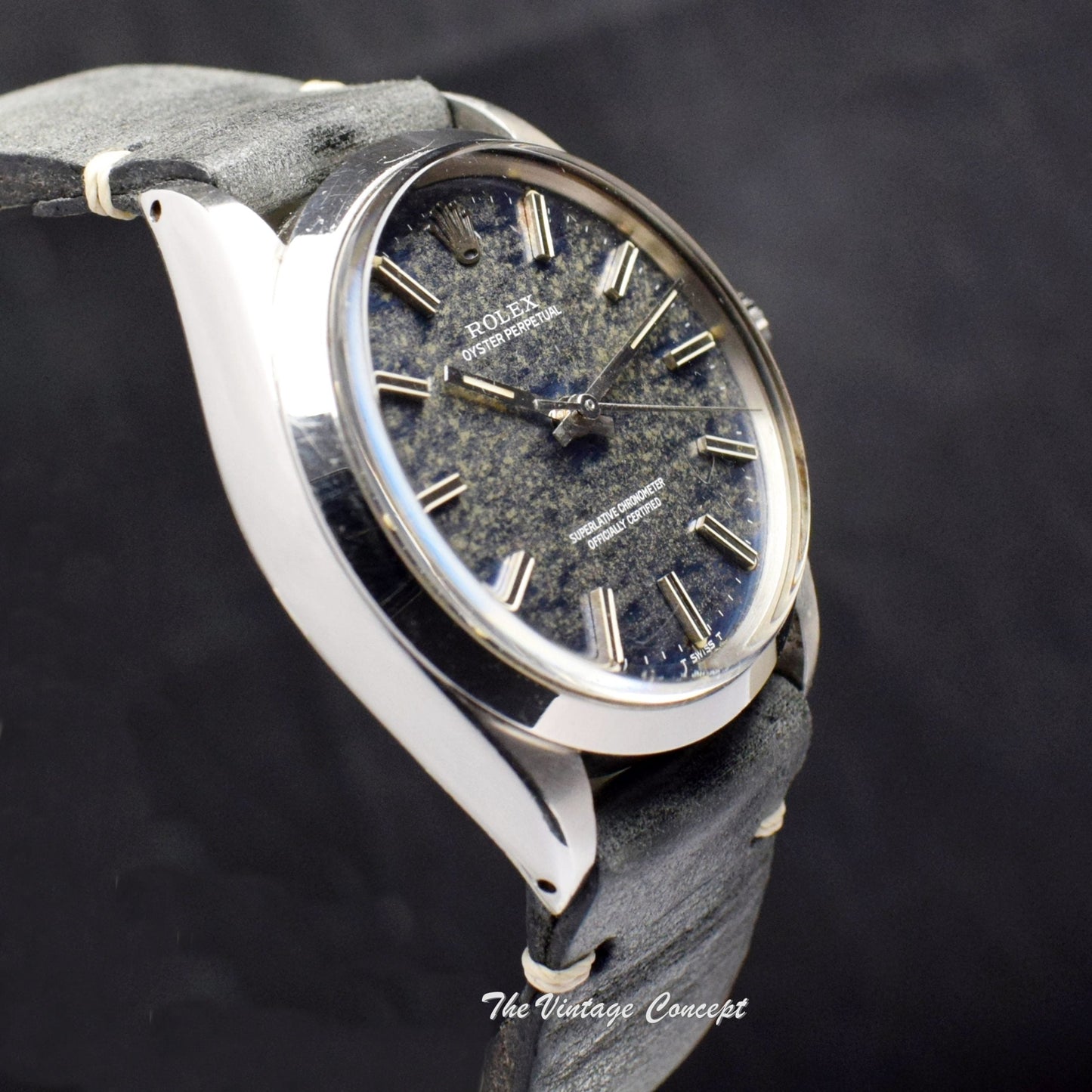 Rolex Oyster Perpetual Blue Grey Dial 1002 (SOLD)