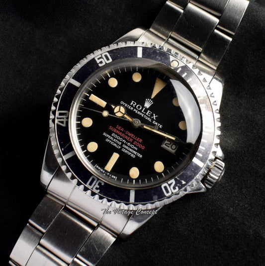 Rolex Double Red Sea-Dweller MK 1 Non-Valve 1665 (SOLD)