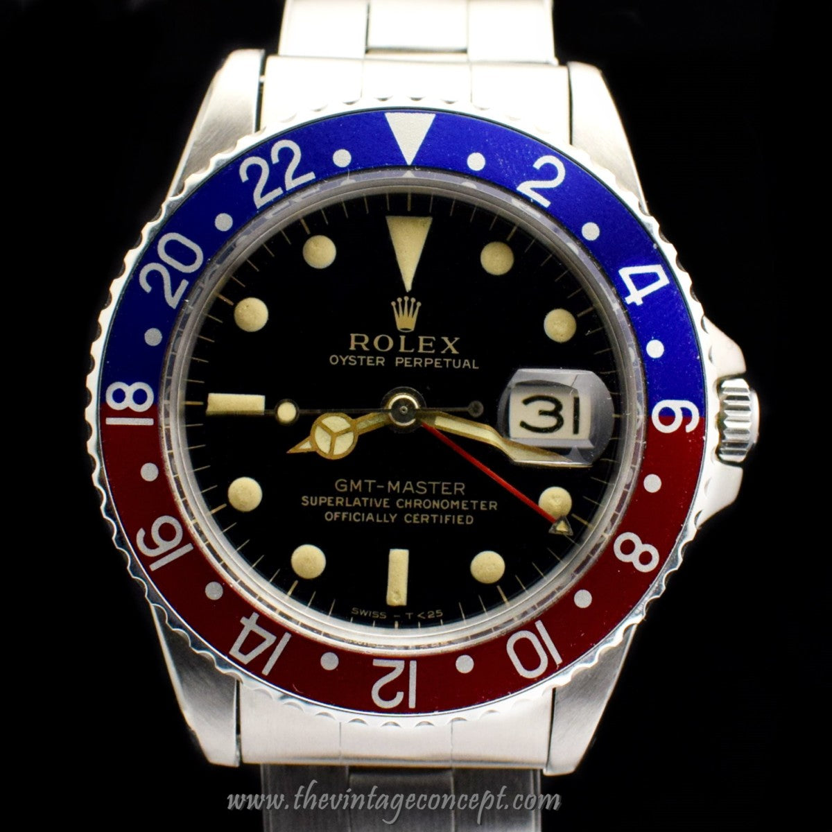 Rolex GMT-Master PCG Gilt Dial 1675  (SOLD)