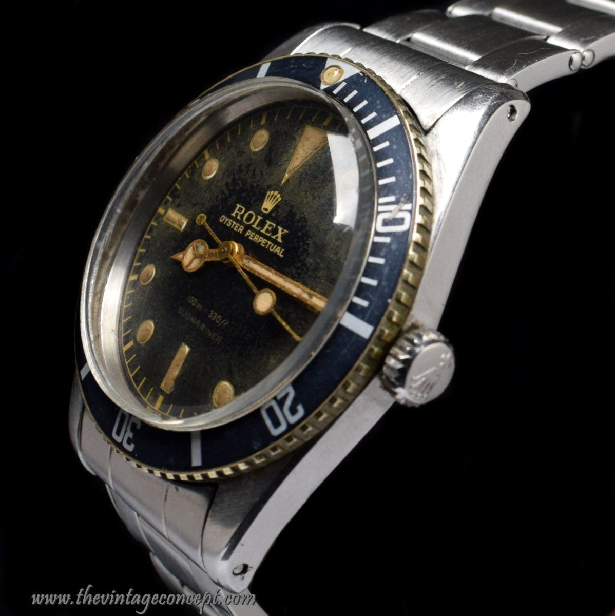 Rolex Submariner Small Crown Gilt Dial 6536/1 (SOLD)