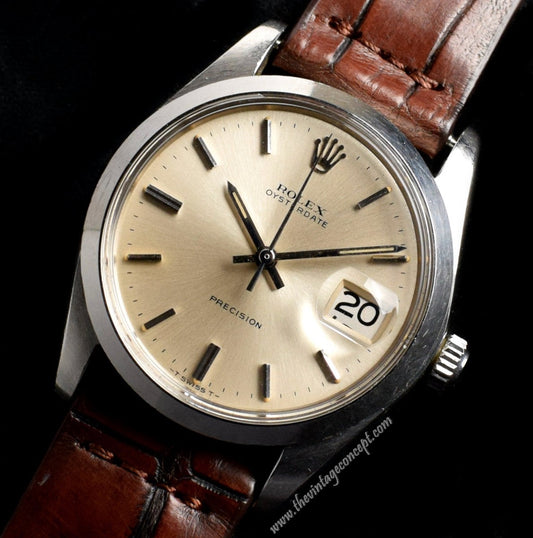 Rolex Oysterdate Silver Dial 6694 (SOLD)