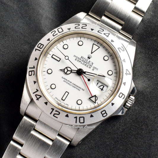 Rolex Explorer II White Dial 16570  (SOLD)