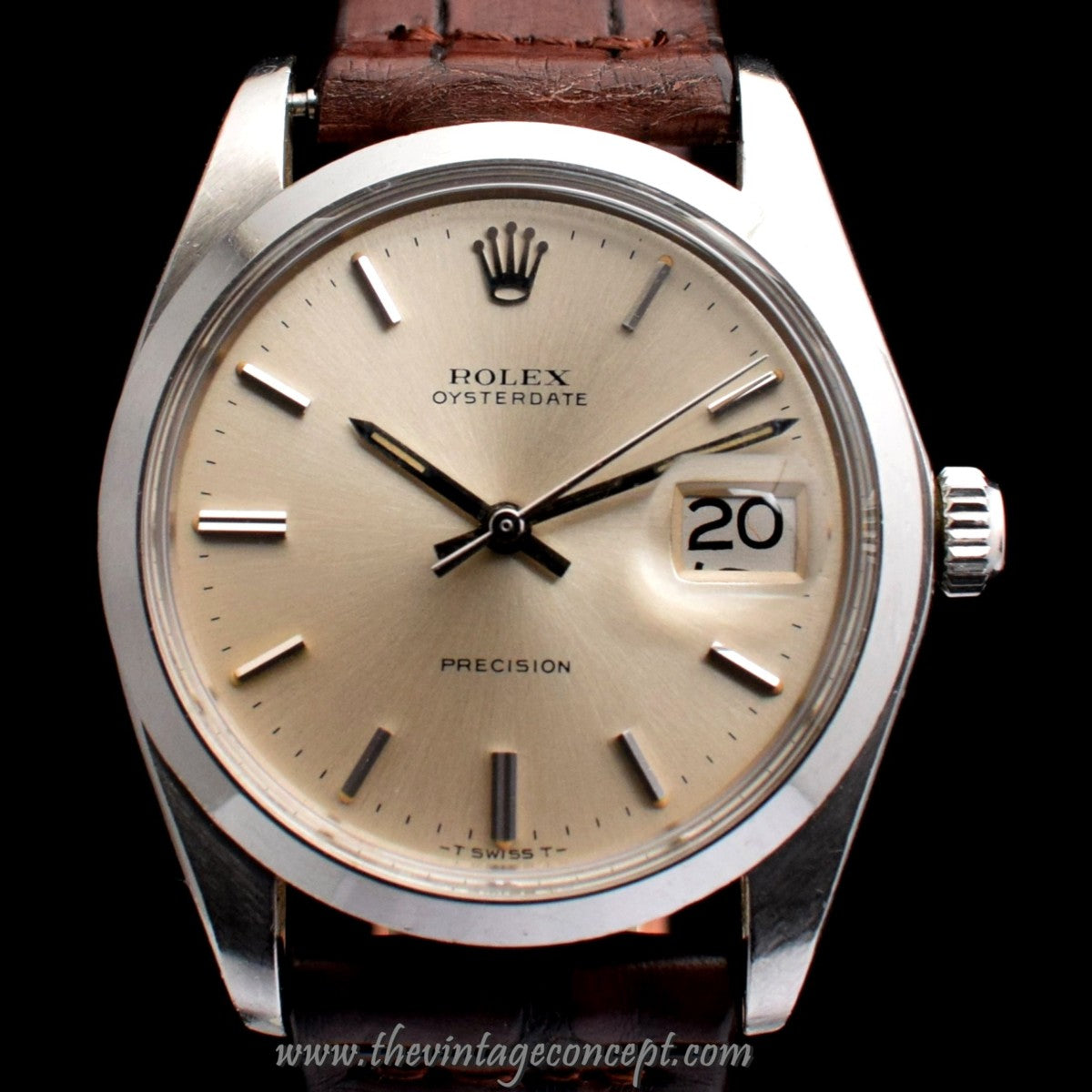 Rolex Oysterdate Silver Dial 6694 (SOLD)