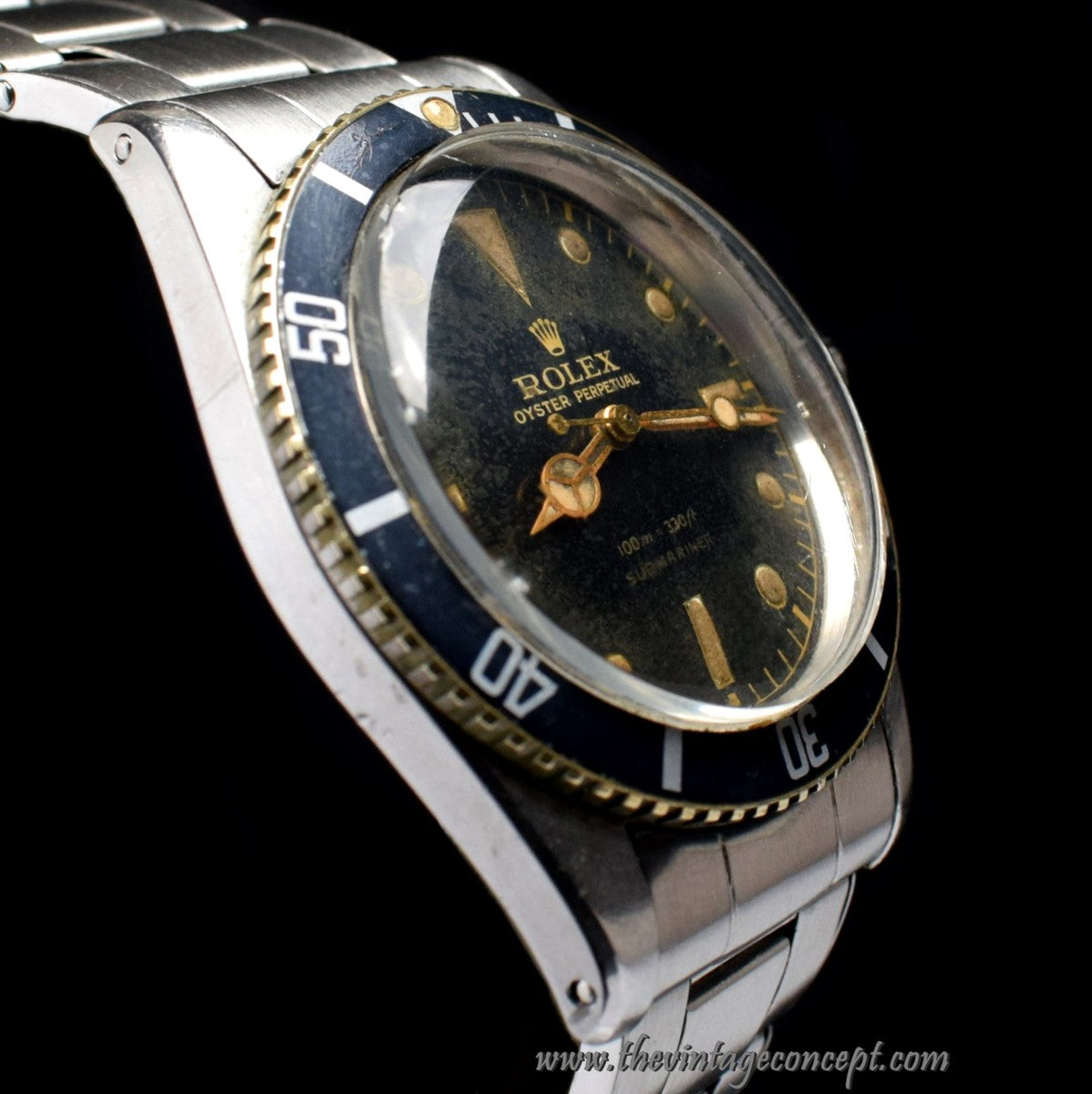 Rolex Submariner Small Crown Gilt Dial 6536/1 (SOLD)