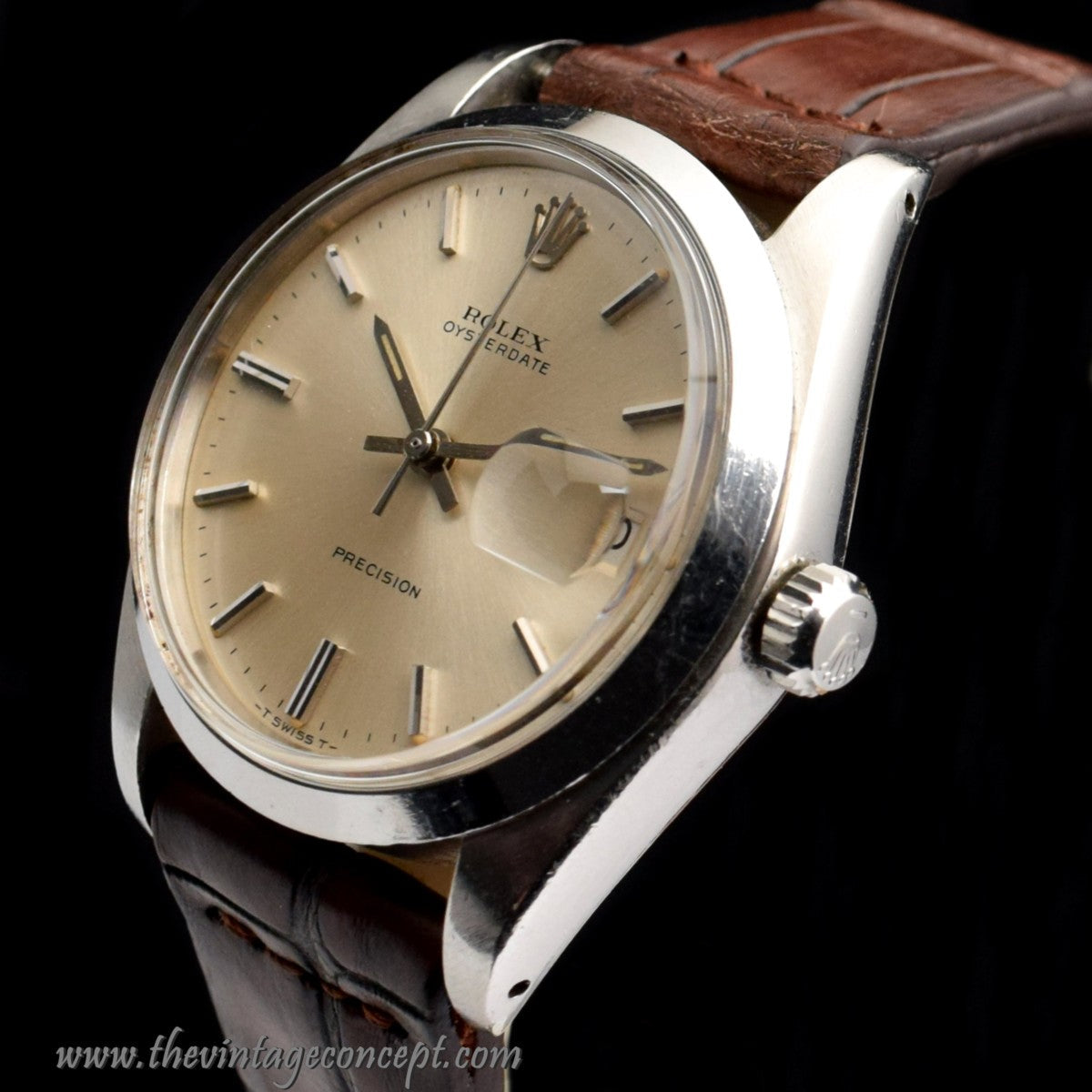 Rolex Oysterdate Silver Dial 6694 (SOLD)