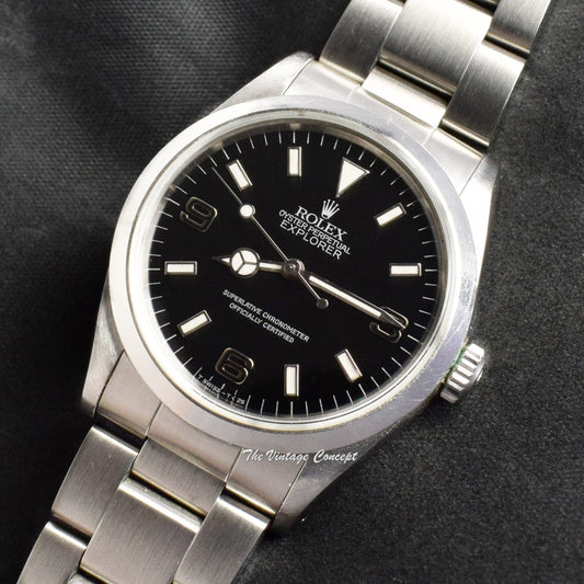 Rolex Explorer I Black Out 14270 w/ Original Paper & Tags (SOLD)