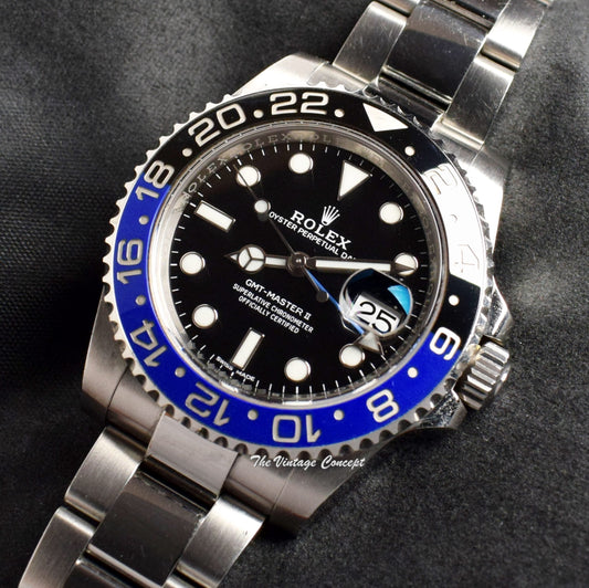 Rolex GMT-Master II Batman Blue & Black 116710BLNR (Full Set)  (SOLD)