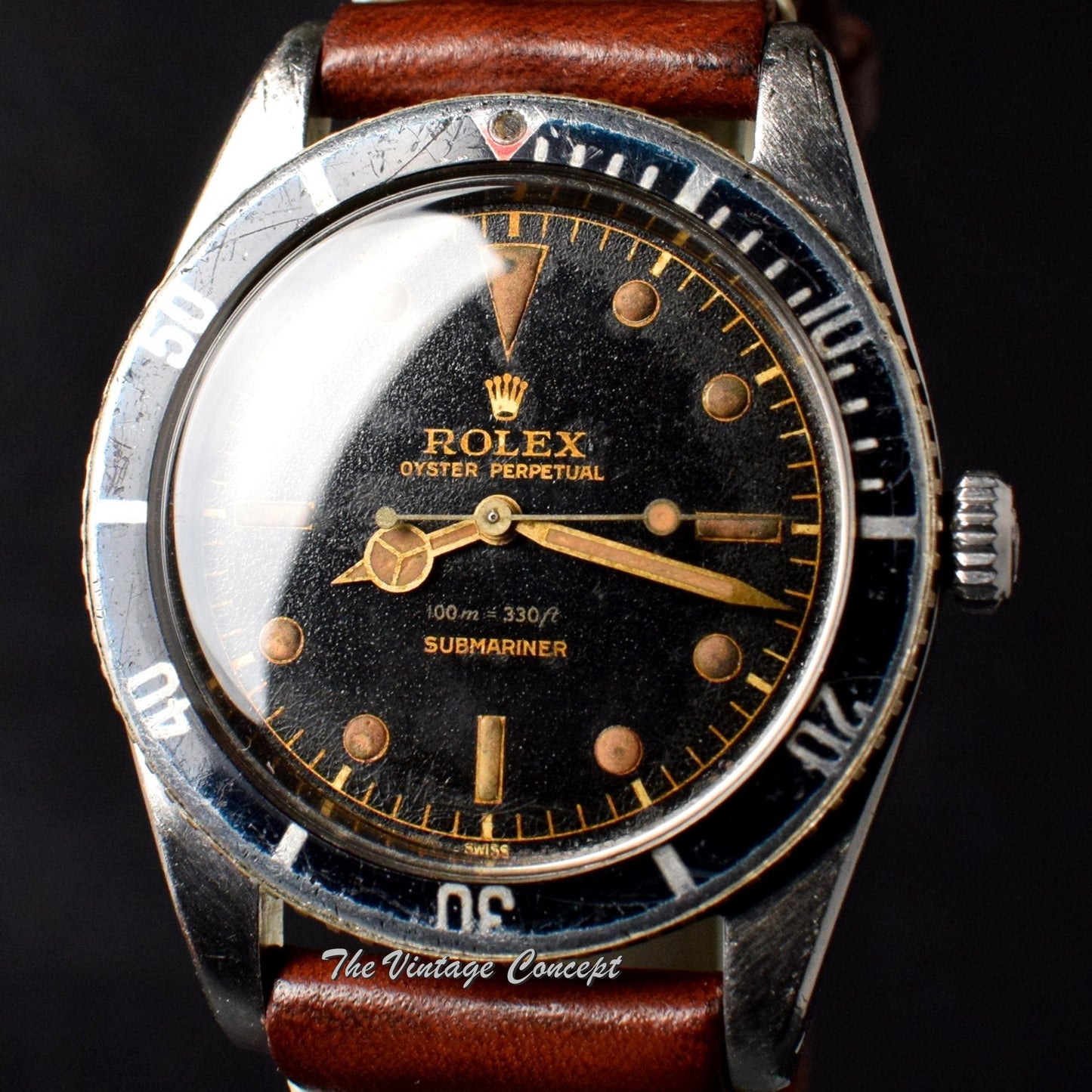 Rolex Submariner Small Crown Gilt Dial 5508 (SOLD)