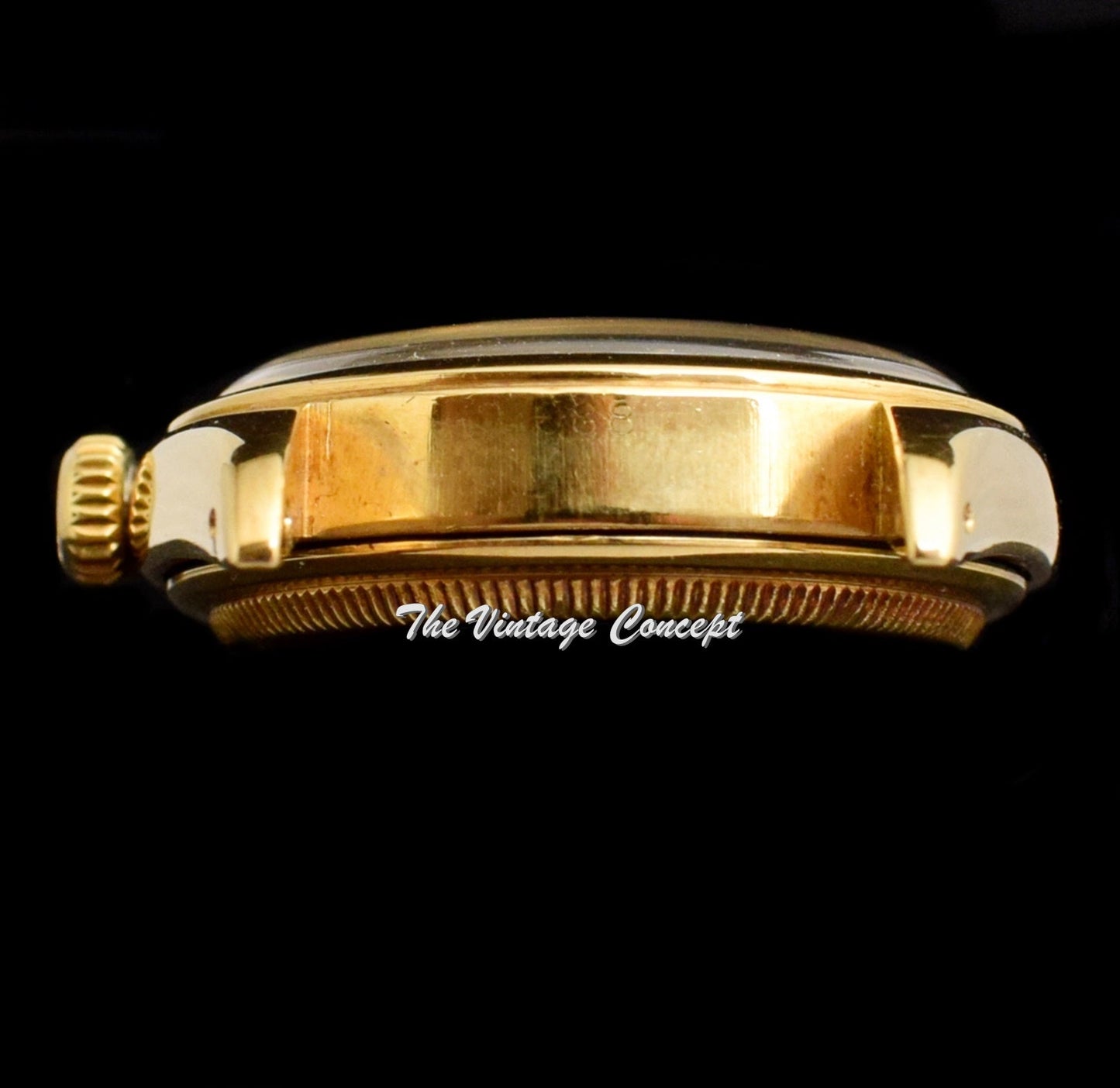 Rolex 18K YG Big Bubbleback Creamy Honeycomb Dial 6088