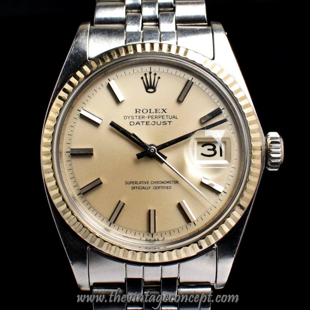 Rolex Datejust Silver Dial Rainbow Index 1601 (SOLD)