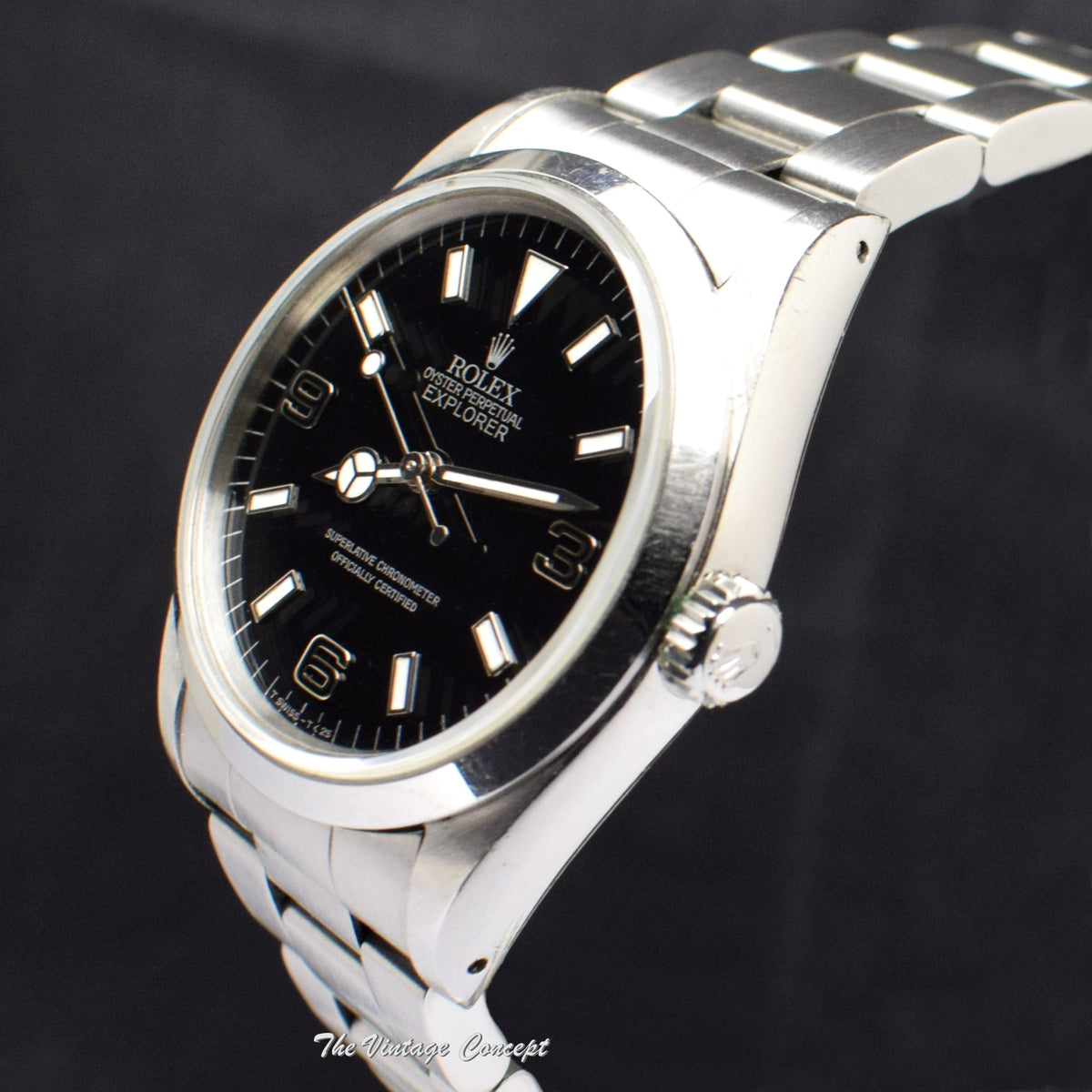 Rolex Explorer I Black Out 14270 w/ Original Paper & Tags (SOLD)
