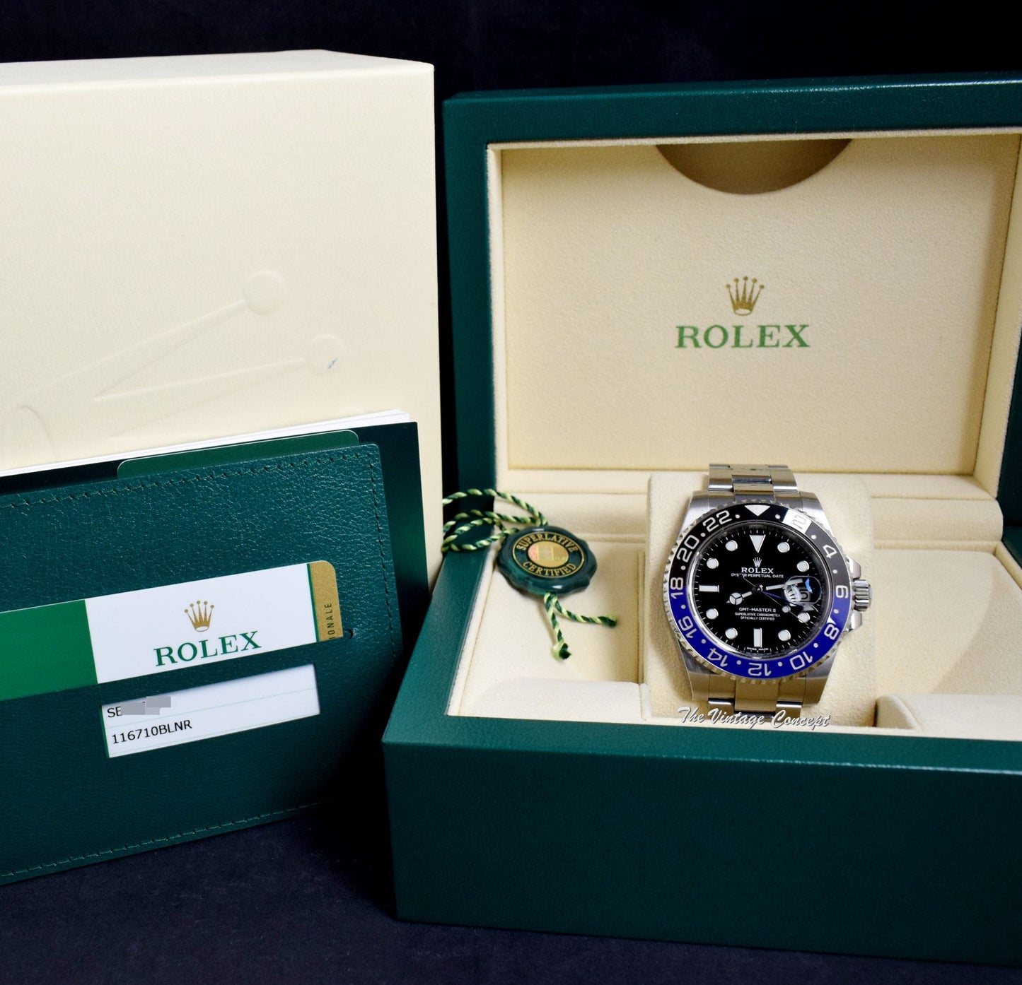 Rolex GMT-Master II Batman Blue & Black 116710BLNR (Full Set)  (SOLD)