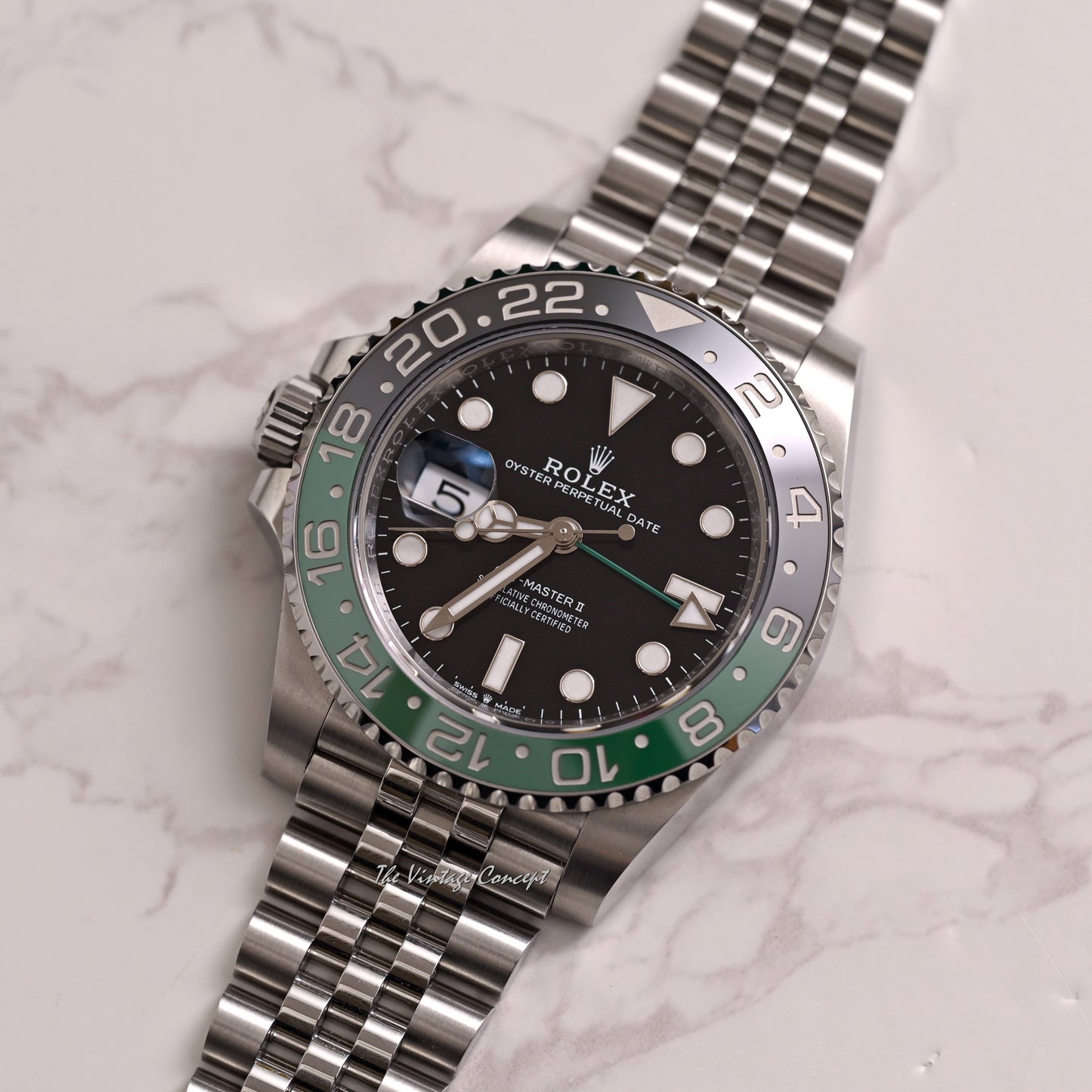 Rolex Steel GMT-Master II “Sprite” from 2025 w/ full set Ref. 126720VTNR (ON HOLD)