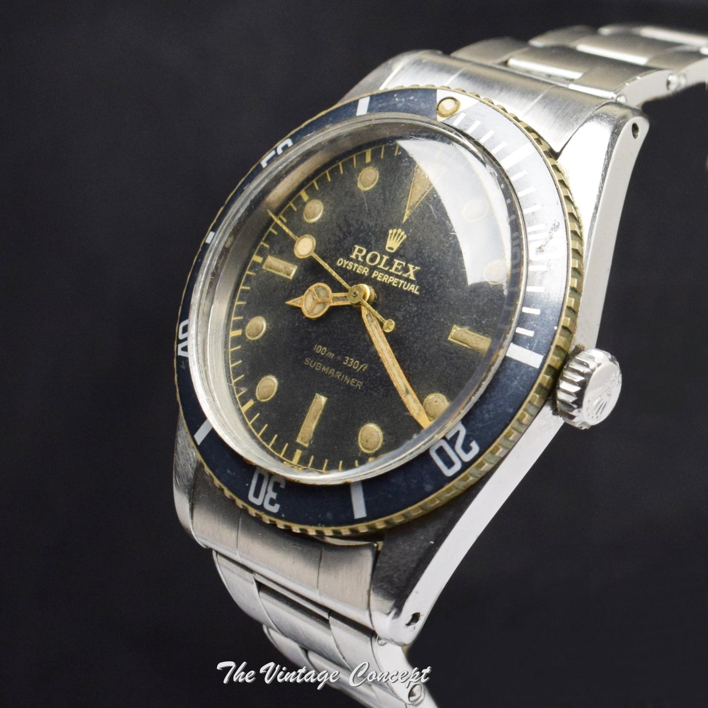 Rolex Submariner Small Crown Gilt Dial 6536/1 (SOLD)