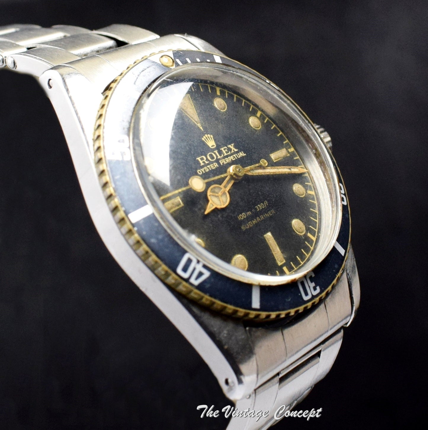 Rolex Submariner Small Crown Gilt Dial 6536/1 (SOLD)