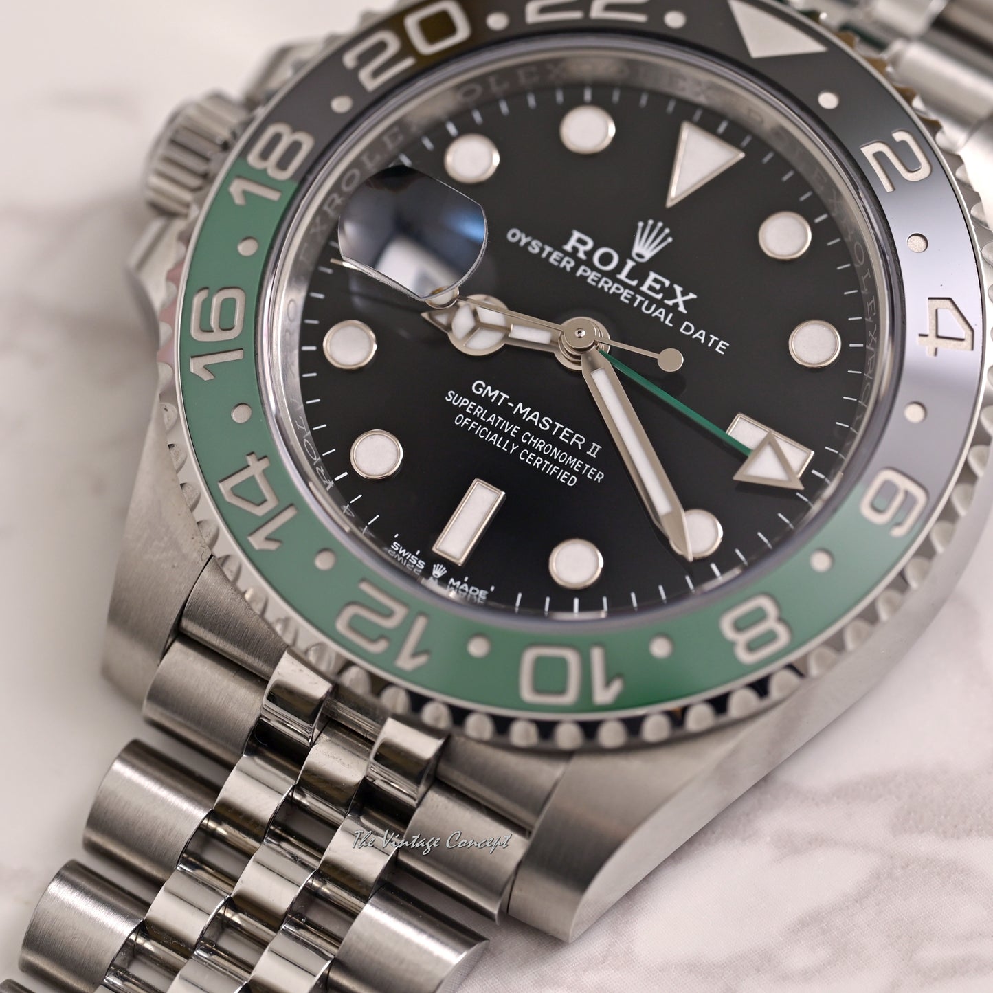 Rolex Steel GMT-Master II “Sprite” from 2025 w/ full set Ref. 126720VTNR (ON HOLD)