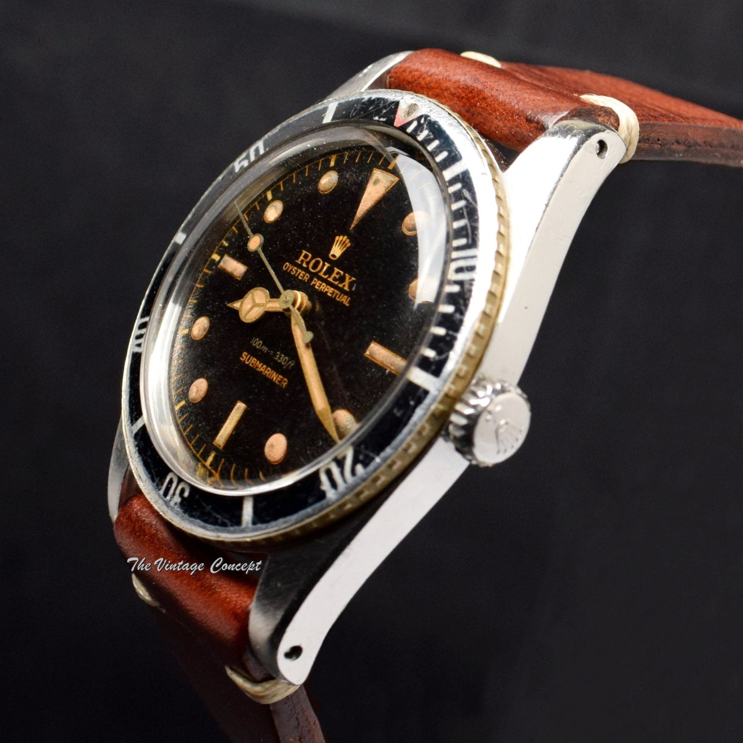 Rolex Submariner Small Crown Gilt Dial 5508 (SOLD)