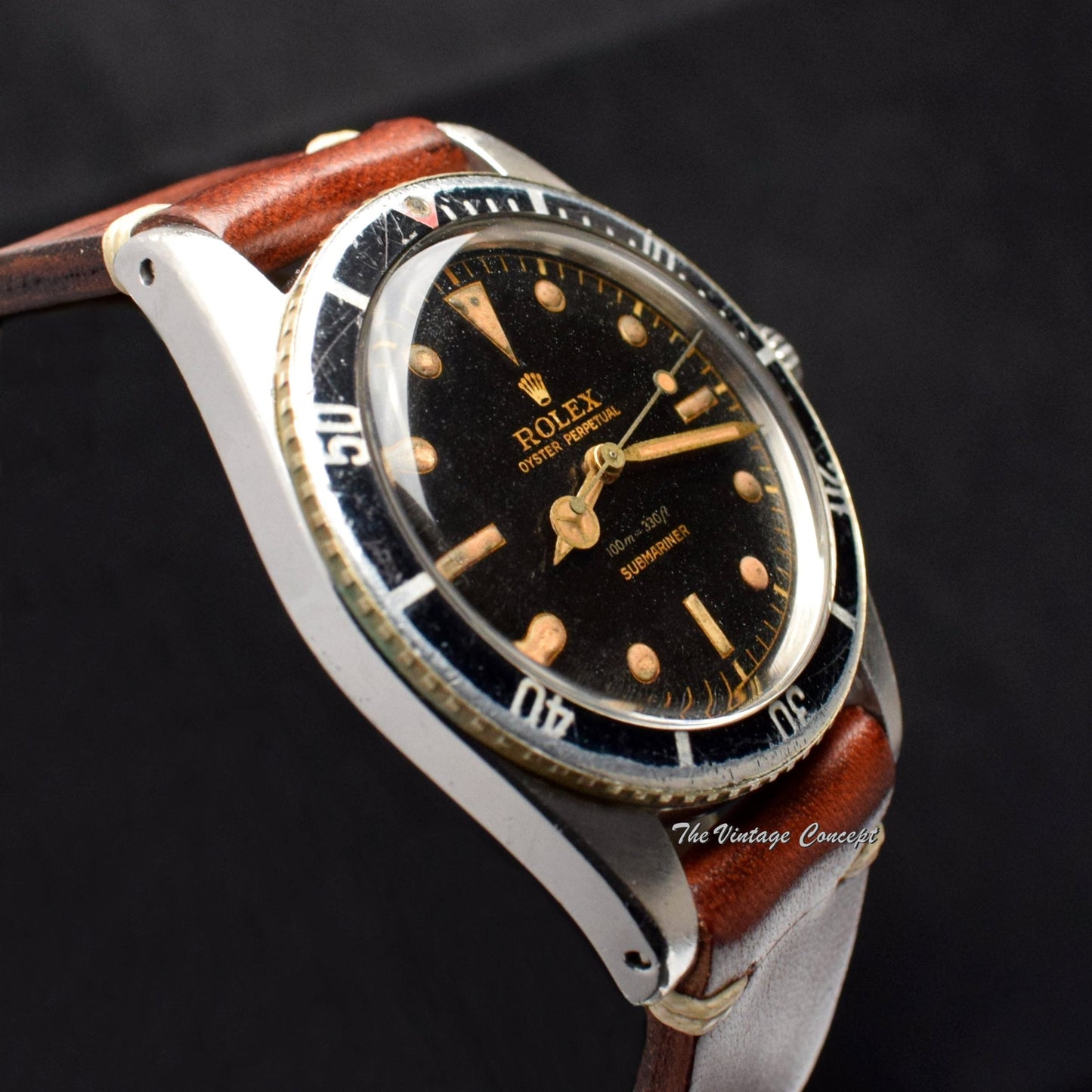 Rolex Submariner Small Crown Gilt Dial 5508 (SOLD)