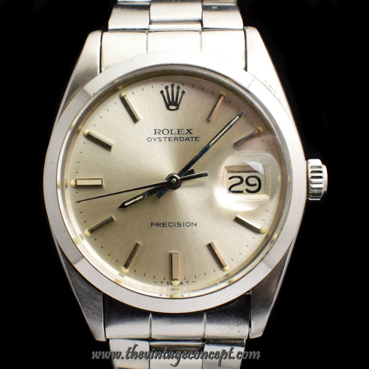 Rolex Oysterdate Silver Dial 6694 (SOLD)