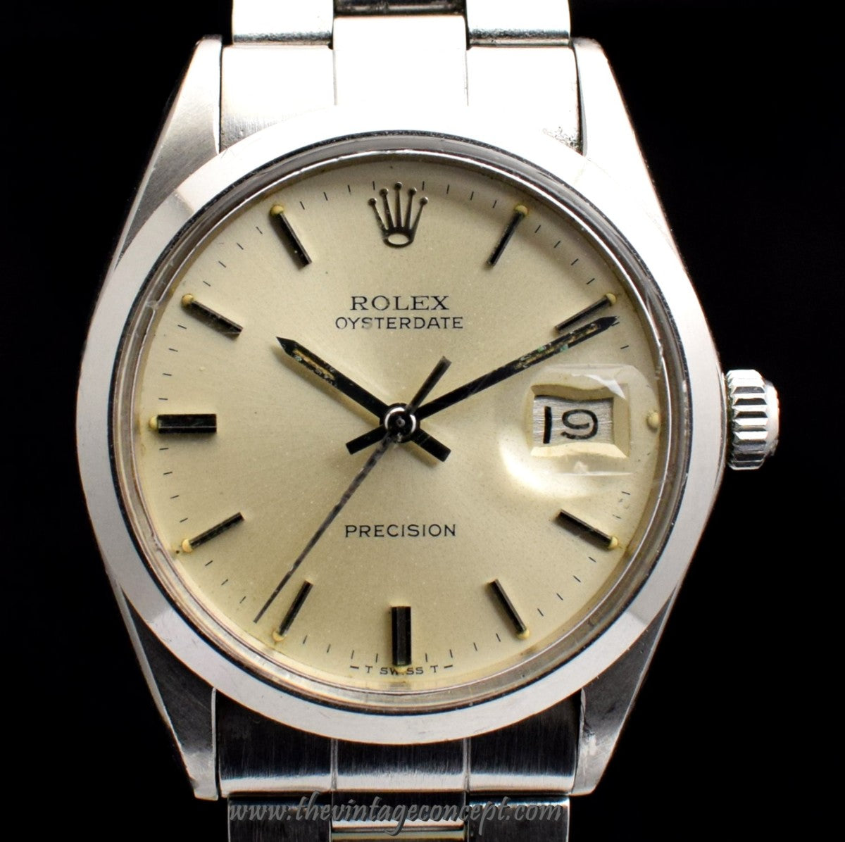 Rolex Oysterdate Silver Dial 6694   (SOLD)