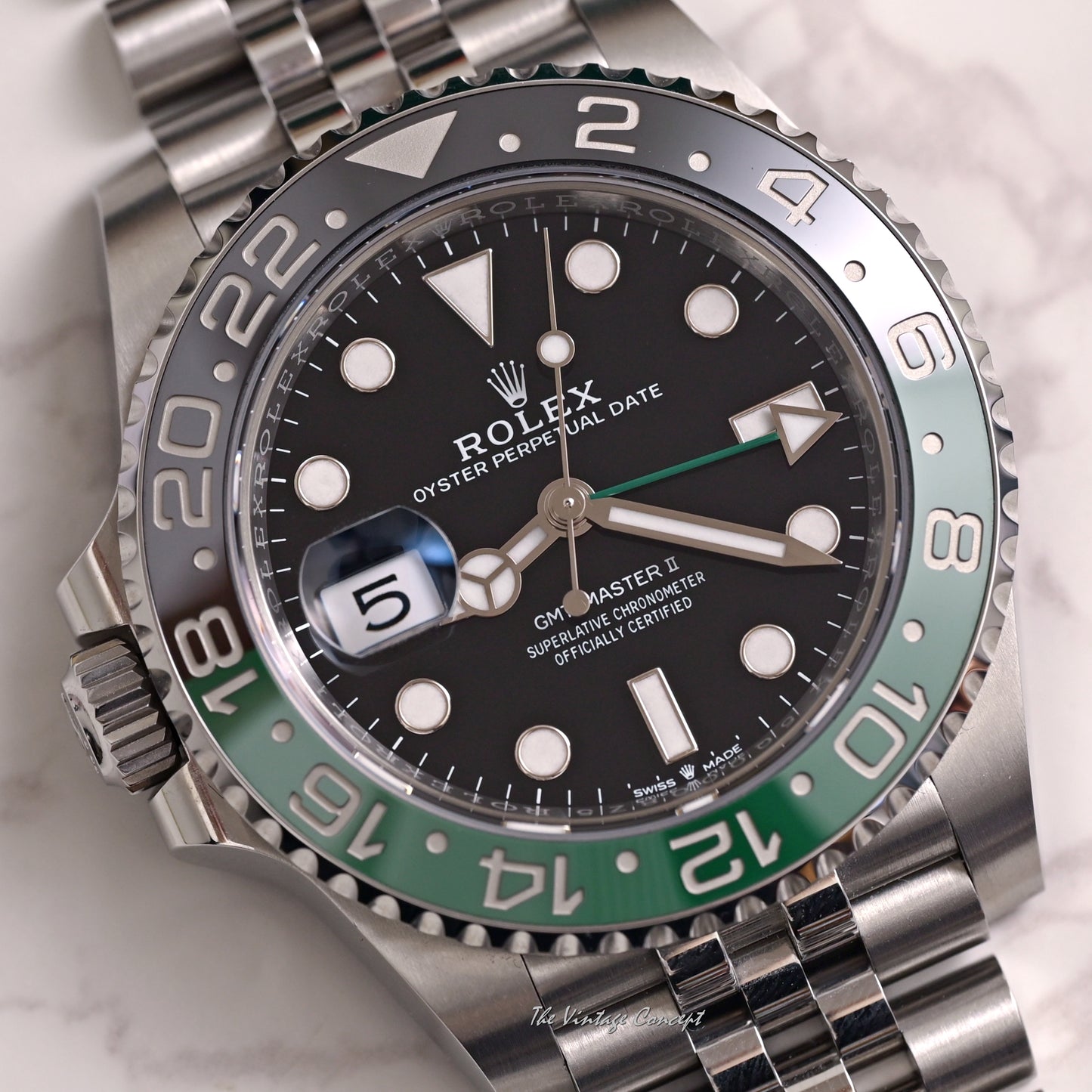 Rolex Steel GMT-Master II “Sprite” from 2025 w/ full set Ref. 126720VTNR (ON HOLD)