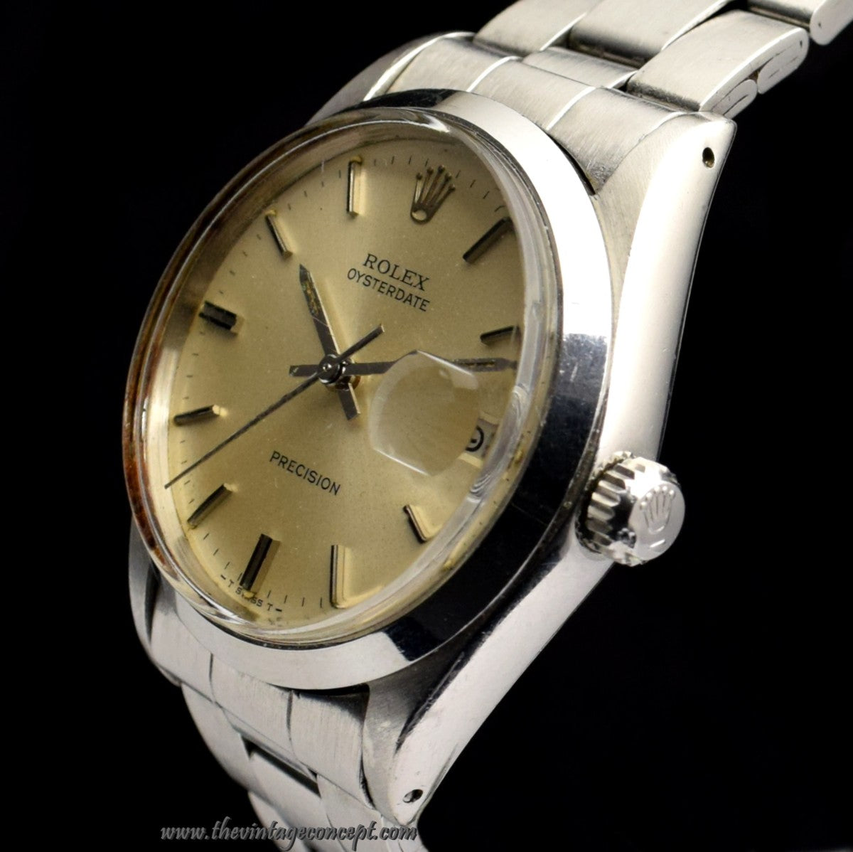 Rolex Oysterdate Silver Dial 6694   (SOLD)