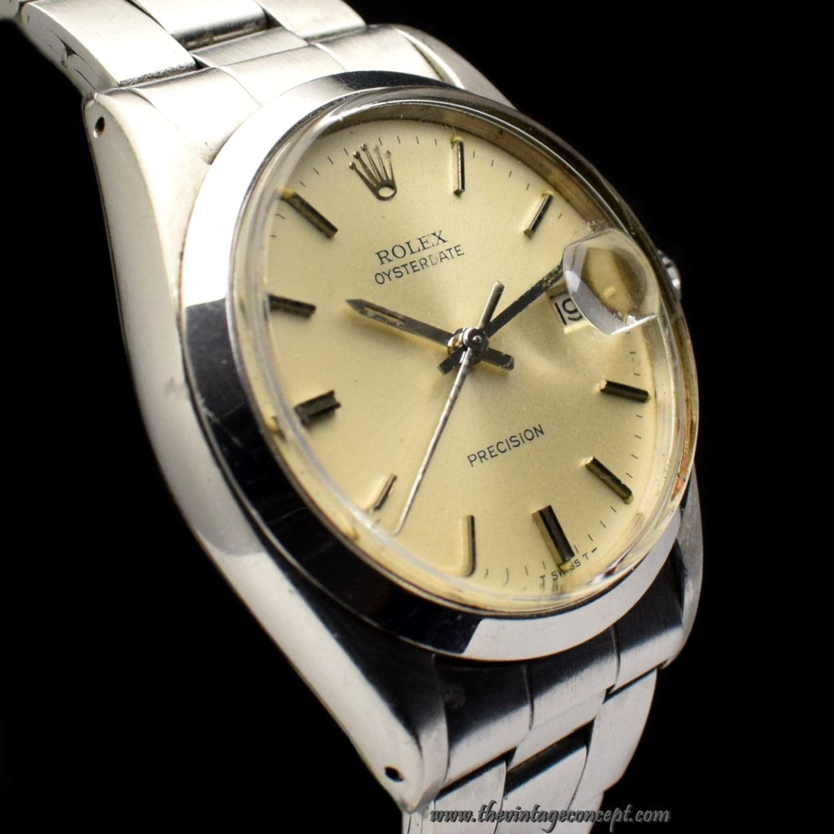 Rolex Oysterdate Silver Dial 6694   (SOLD)